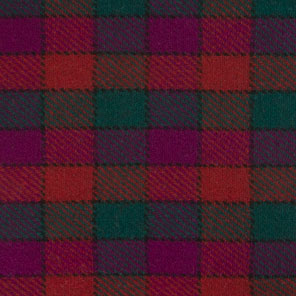 5416 - Cranberry & Teal Plaid Coating