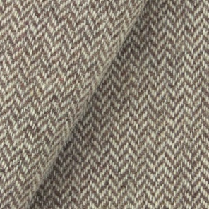 5816 - Brown & Cream Narrow Herringbone