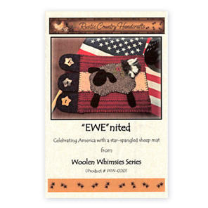 Ewe Nited Wool Applique Pattern