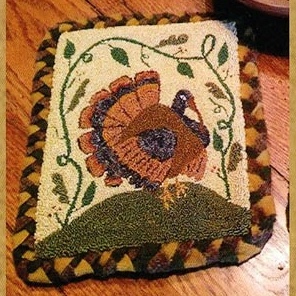 Lets Talk Turkey Punch Needle Pattern